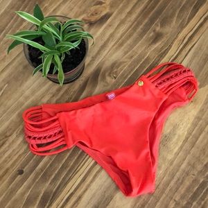 3/$15!! Coral Bikini Bottoms